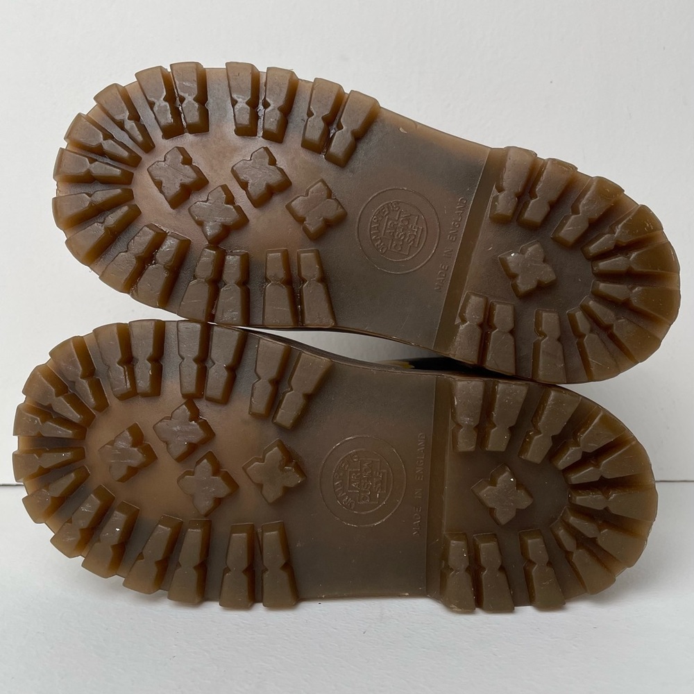 Vintage Dr. Martens England MIE Floral Print Leather Boots Toddler - Picture 8 of 14